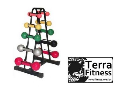Suporte expositor 10 halteres - Terra Fitness