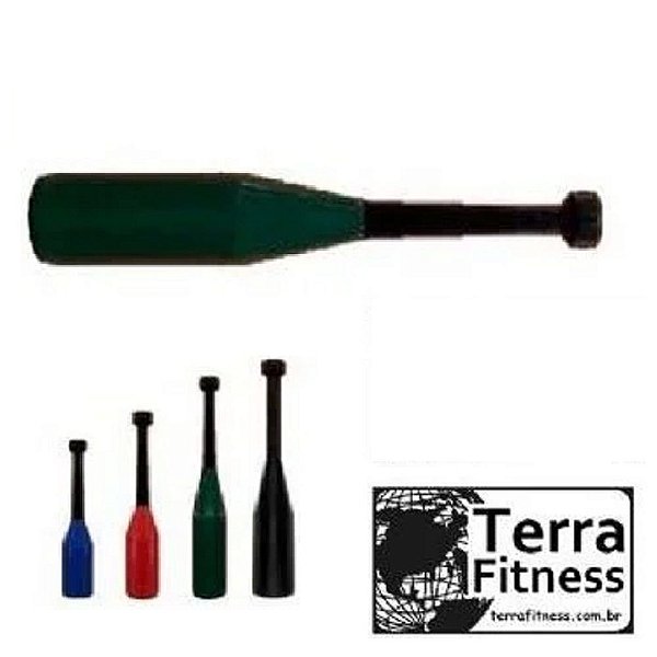 Clubbell Emborrachado 8kg - Terra Fitness