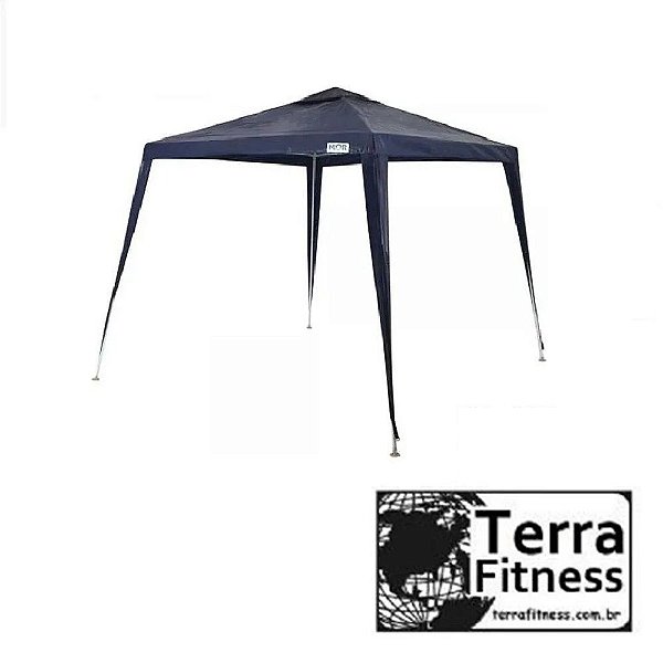 Barraca/Tenda Camping Gazebo 3m X 2,5m + Bolsa - Terra Fitness