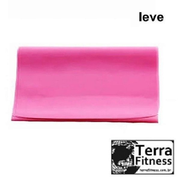 Faixa Elástica 120cmX15cm - Leve - Terra Fitness