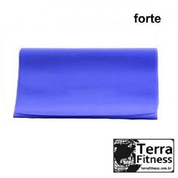 Faixa Elástica 120cmX15cm - Forte - Terra Fitness