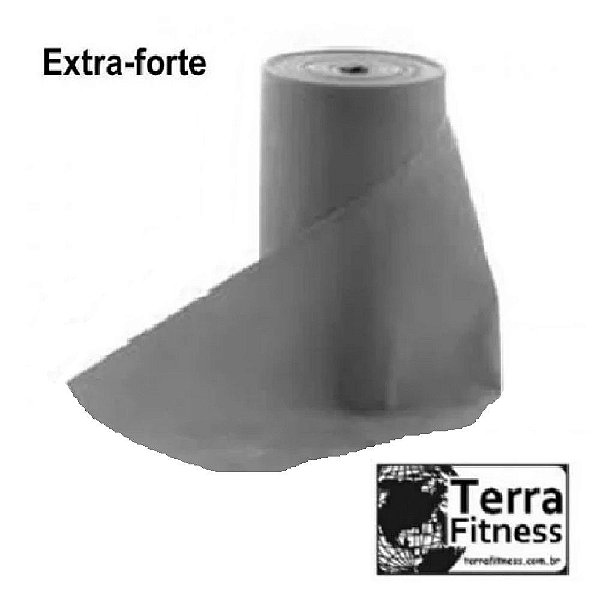 Faixa Elástica em Rolo 1200cmX15cm - Extra-Forte - Terra Fitness