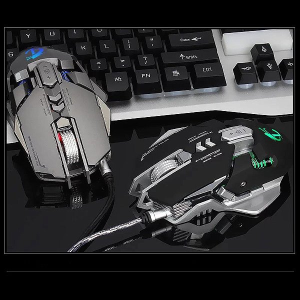 Mouse gamer óptico (DPI ajustavel)