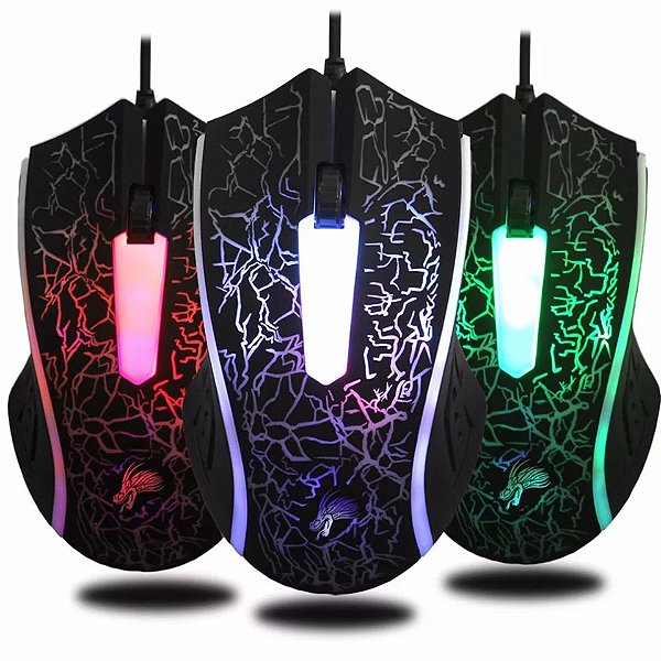 Mouse X7 LED profissional 4000 DPI