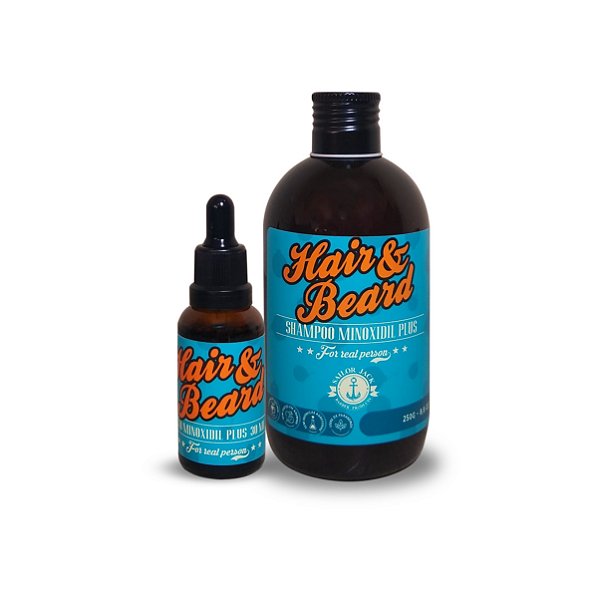KIT SHAMPOO MINOXIDIL PLUS 250ML + TONICO MINOXIDIL PLUS 30ML