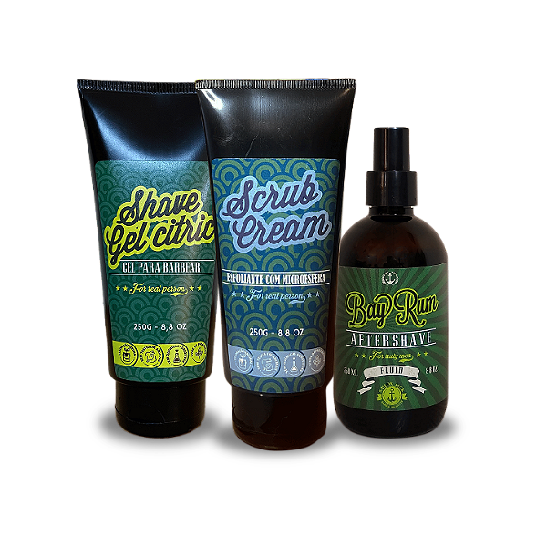 Kit para Barbear Barba Perfeita - Perfect Beard - Capitão