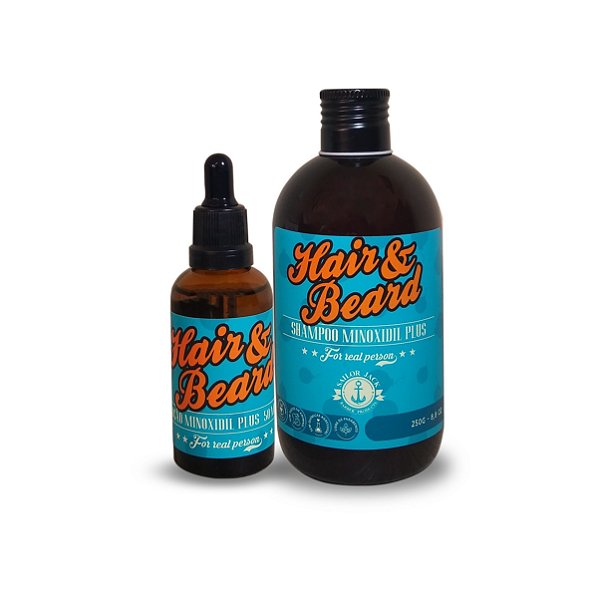 KIT SHAMPOO MINOXODIL 250G + TONICO MINOXIDIL 50ML