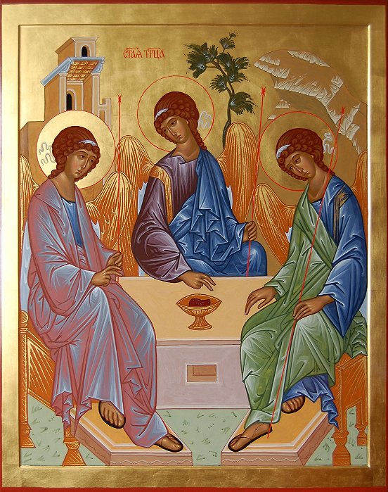 Ícone Santissima Trindade 2