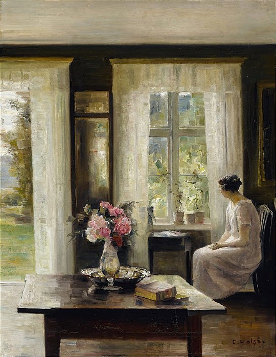 Interior, Luz da Primavera - Carl Holsoe