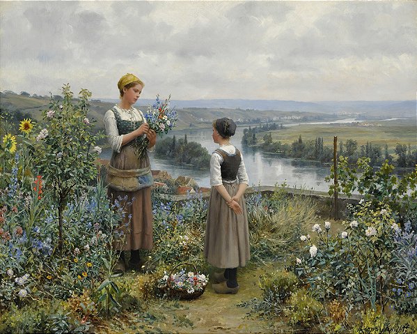Colhendo flores - Daniel Ridgway