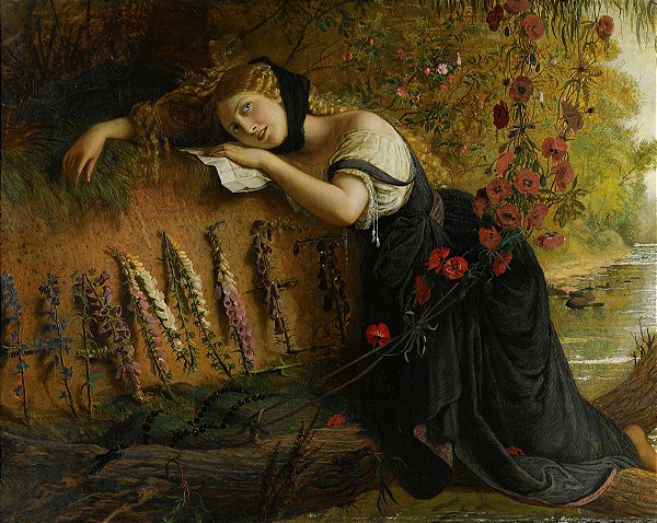 Ofélia (1860) - José Severn