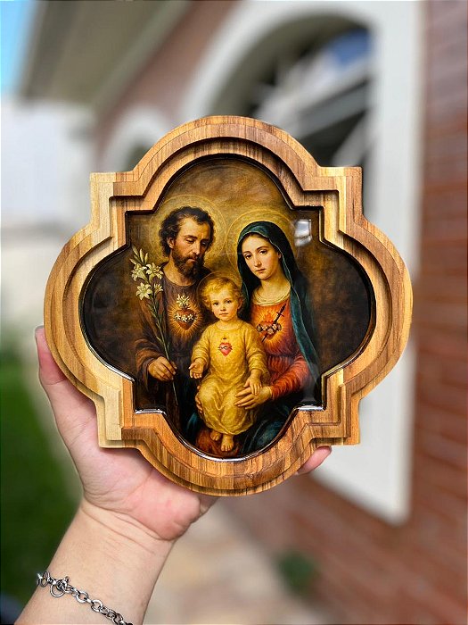 Adorno de Porta – Trio de corações | Madeira Nobre