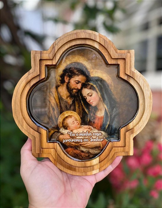 Adorno de Porta – Sagrada Família | Madeira Nobre