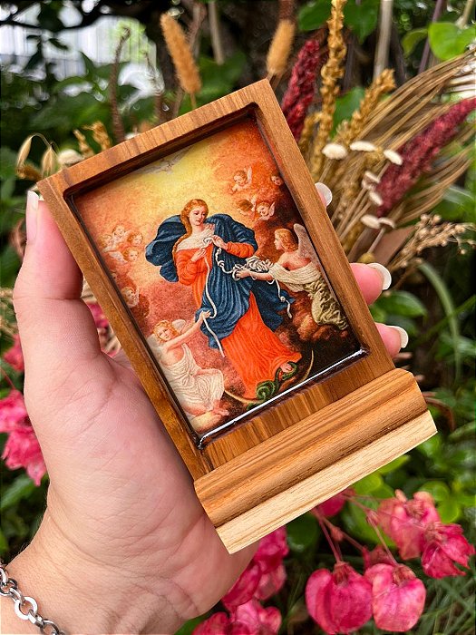 Mini ícone resinado - Desatadora dos nós