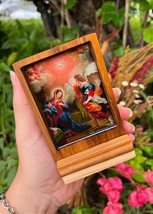 Mini ícone resinado - Anunciação