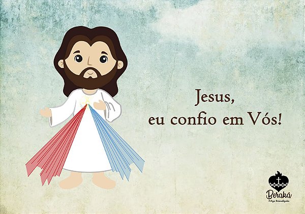 Quebra cabeça Jesus Misericordioso 27x19cm