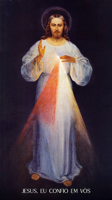 Jesus Misericordioso - Quadro em tela canvas