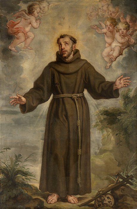 Quadro São Francisco de Assis em tela canvas - Filipe Fruytiers