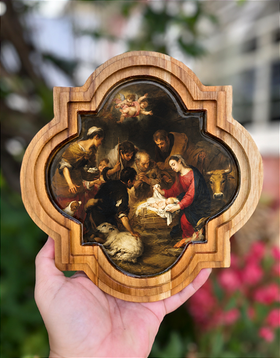 Adorno de Porta – Natividade de Jesus | Madeira Nobre