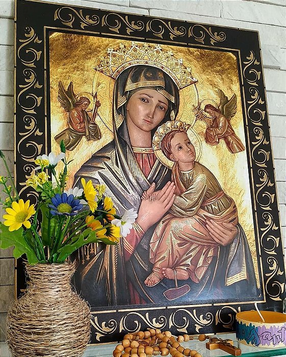 Quadro Nossa Senhora Do Perpetuo Socorro Icones Catolicos E Presentes Beraka Artigos