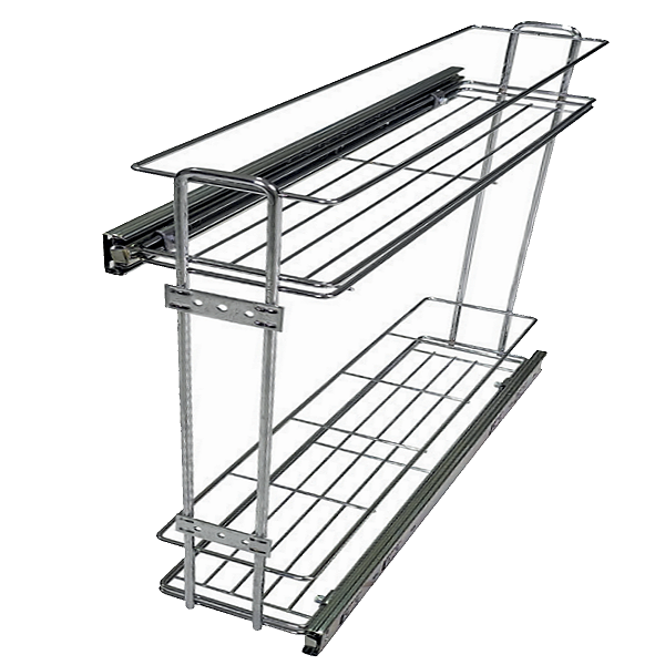 Porta Tempero Latas/óleo Duplo Corrediça Jomer 100x440x450mm