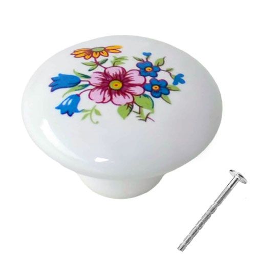 Puxador Flores Porcelana 21000