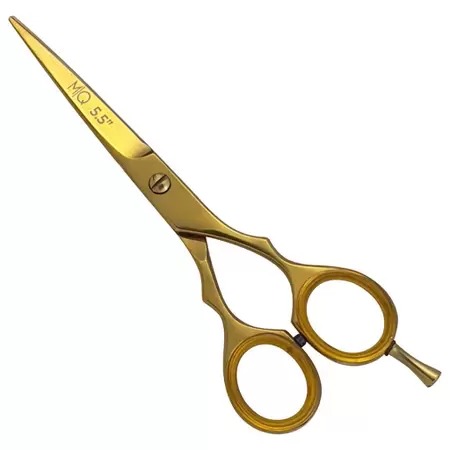 Tesoura Fio Laser dourada MQ