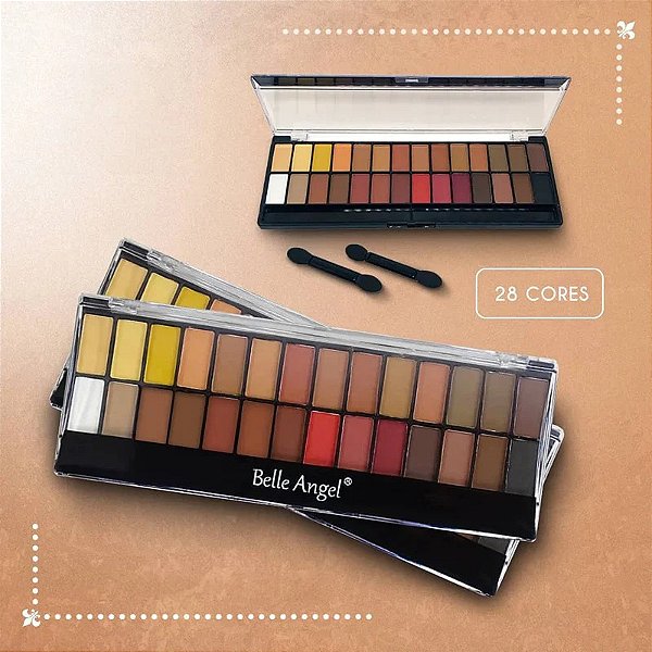 Paleta de Sombra 28 cores - Belle Angel