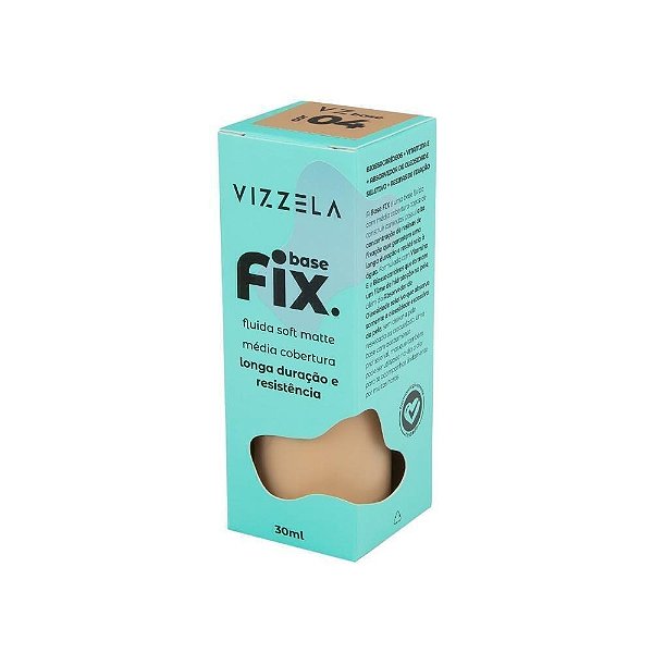 base líquida fix vizzela - Cor 04