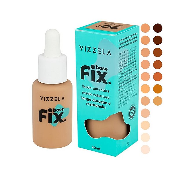 Base líquida fix vizzela - Cor 06