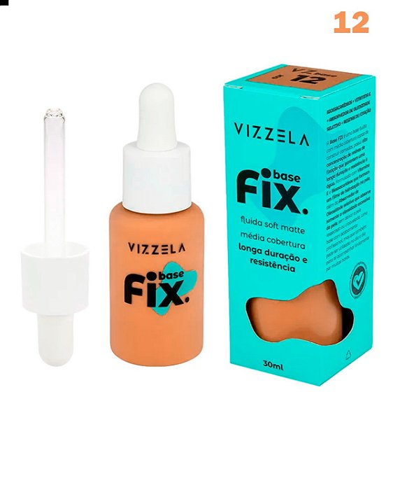 Base líquida fix vizzela - Cor 12