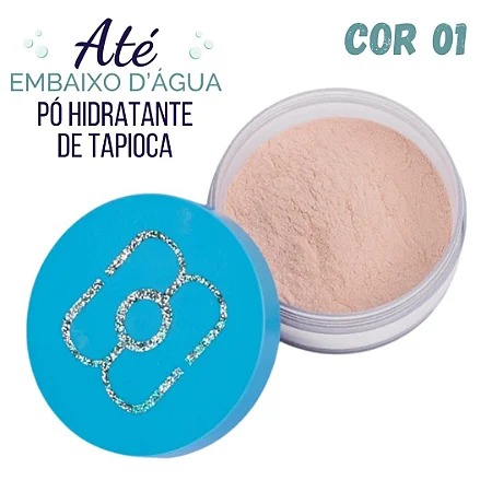 PÓ HIDRATANTE DE TAPIOCA ATÉ EMBAIXO D’AGUA MARIA MARGARIDA - COR 01