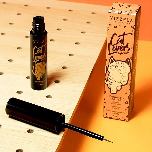 Delineador Marrom – Cat Lovers – Vizzela
