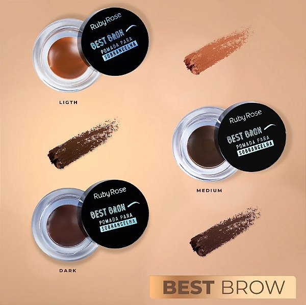 Pomada para Sobrancelhas Best Brow LIGHT - Ruby Rose