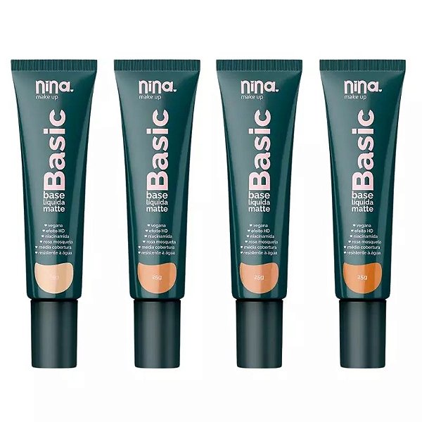 BASE LíQUIDA BASIC - NINA MAKEUP