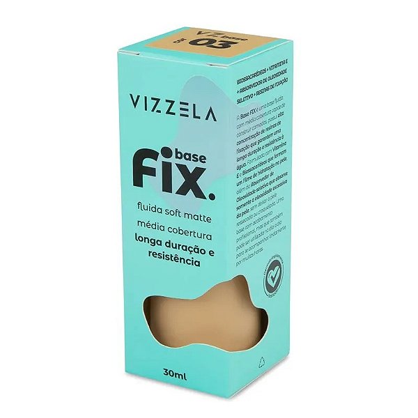 base líquida fix vizzela - Cor 03