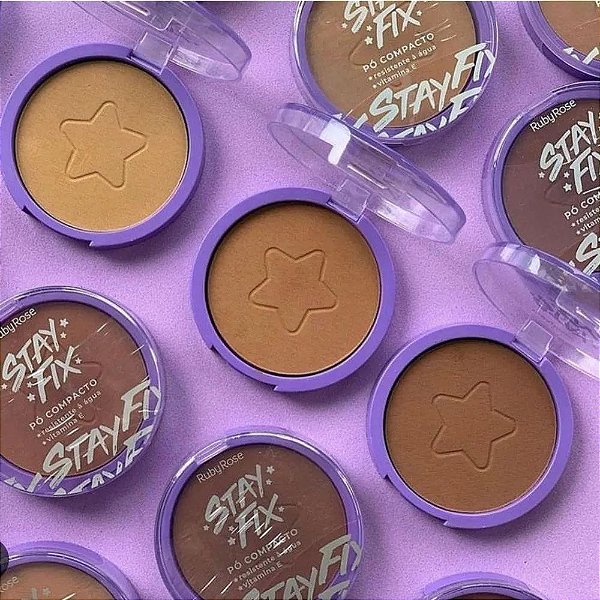 Pó Compacto Stay Fix E160 Ruby Rose
