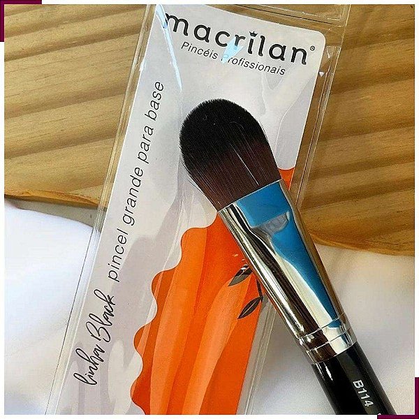 Pincel B114 profissional grande para base Macrilan – Linha B