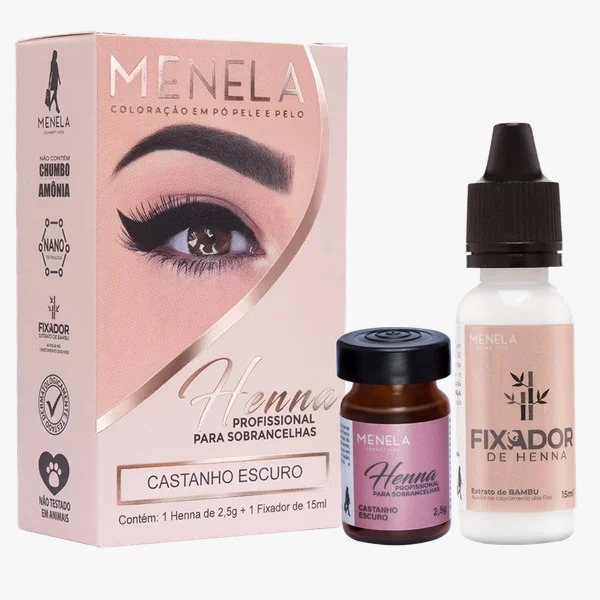 HENNA CASTANHO ESCURO -MENELA