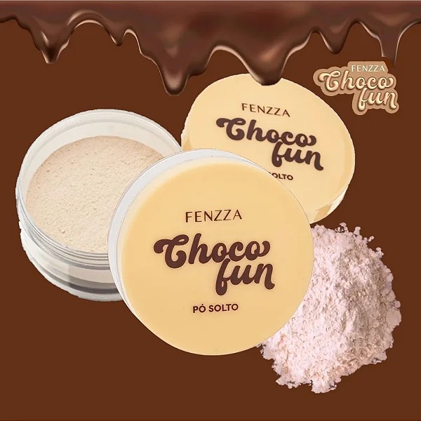 Pó solto Chocolate branco Choco Fun - Fenzza