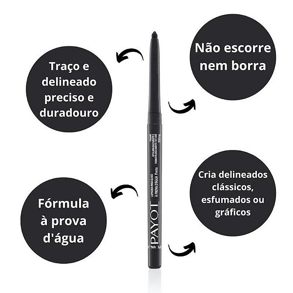Lapiseira para Olhos Payot a prova D`agua Preto