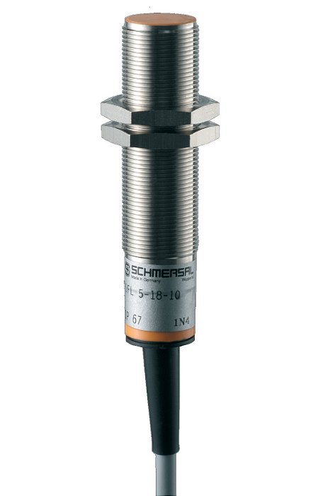 IFL 5-18-10 SENSOR INDUTIVO SN 5MM CORPO CILÍNDRICO METÁLICO 18MM 18812703 SCHMERSAL