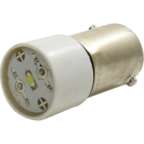 L1-2-W LED BRANCO BA9S 220VCA/VCC METALTEX