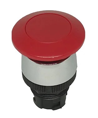 C236/03 BOTÃO 22MM ARO CROMADO COM COGUMELO 36MM VERMELHO 13002003 SCHMERSAL