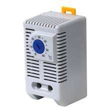 TRS1-R TERMOSTATO BIMETALICO 0-60 C CONTATO 1NA RESFRIAMENTO MONTAGEM DIN I25590 METALTEX