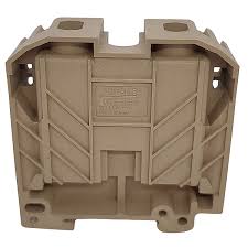 MTB70EN CONECTOR DE PASSAGEM 70MM PARA TRILHOS TS32 E TS35 BEGE I12192 METALTEX