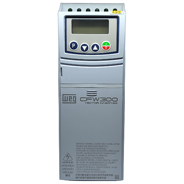 CFW300B08P2T4NB20 INVERSOR DE FREQUÊNCIA 380-480V TRISÁSICO IP20 14147969 WEG
