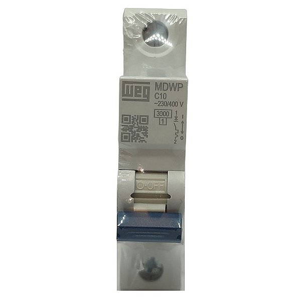 MDWP-C10-1 MINI DISJUNTOR CURVA C 1 PÓLO 10A 15220827 WEG