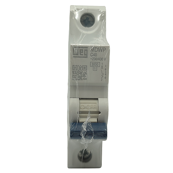 MDWP-C40-1 MINI DISJUNTOR CURVA C UNIPOLAR 40A 15265691 WEG