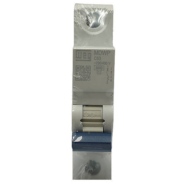 MDWP-C63-1 MINI DISJUNTOR CURVA C UNIPOLAR 63A 15265694 WEG